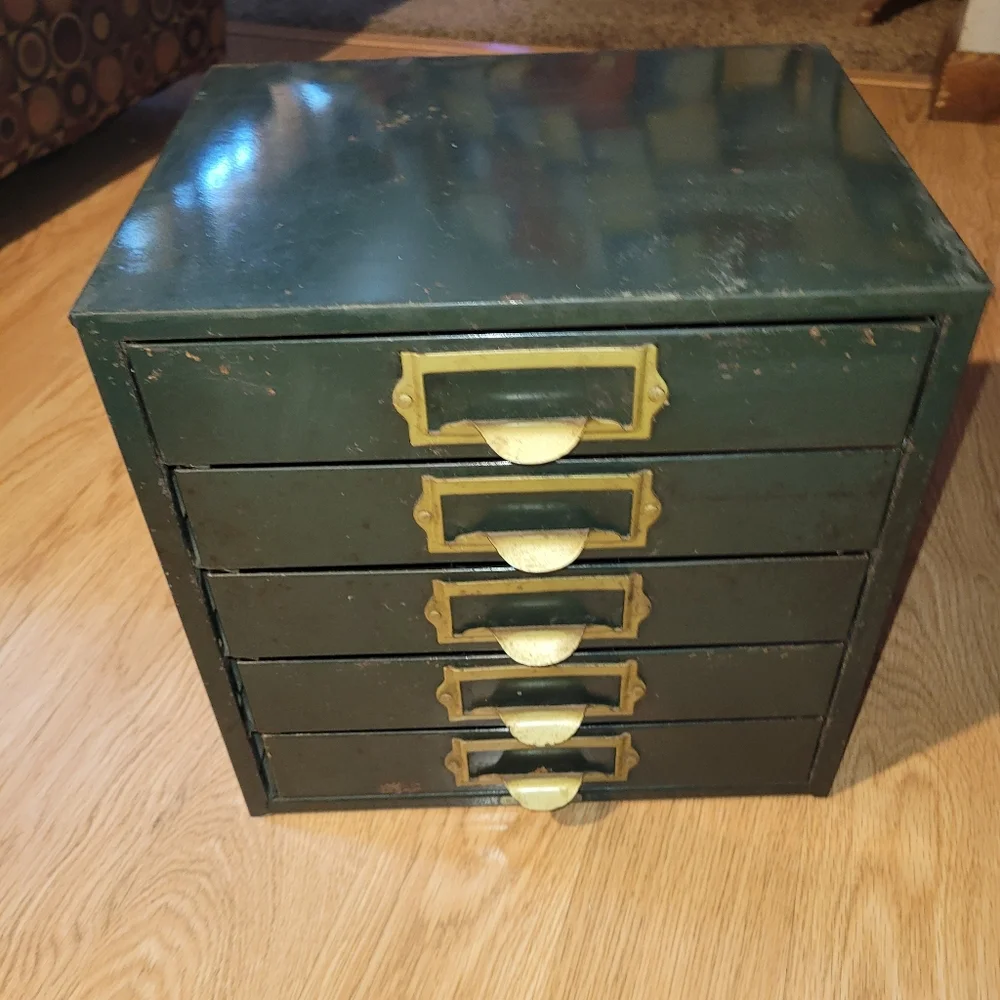 Vintage Desktop Cabinet - Picture 1 of 10